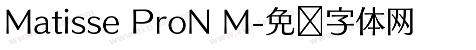 Matisse ProN M字体转换